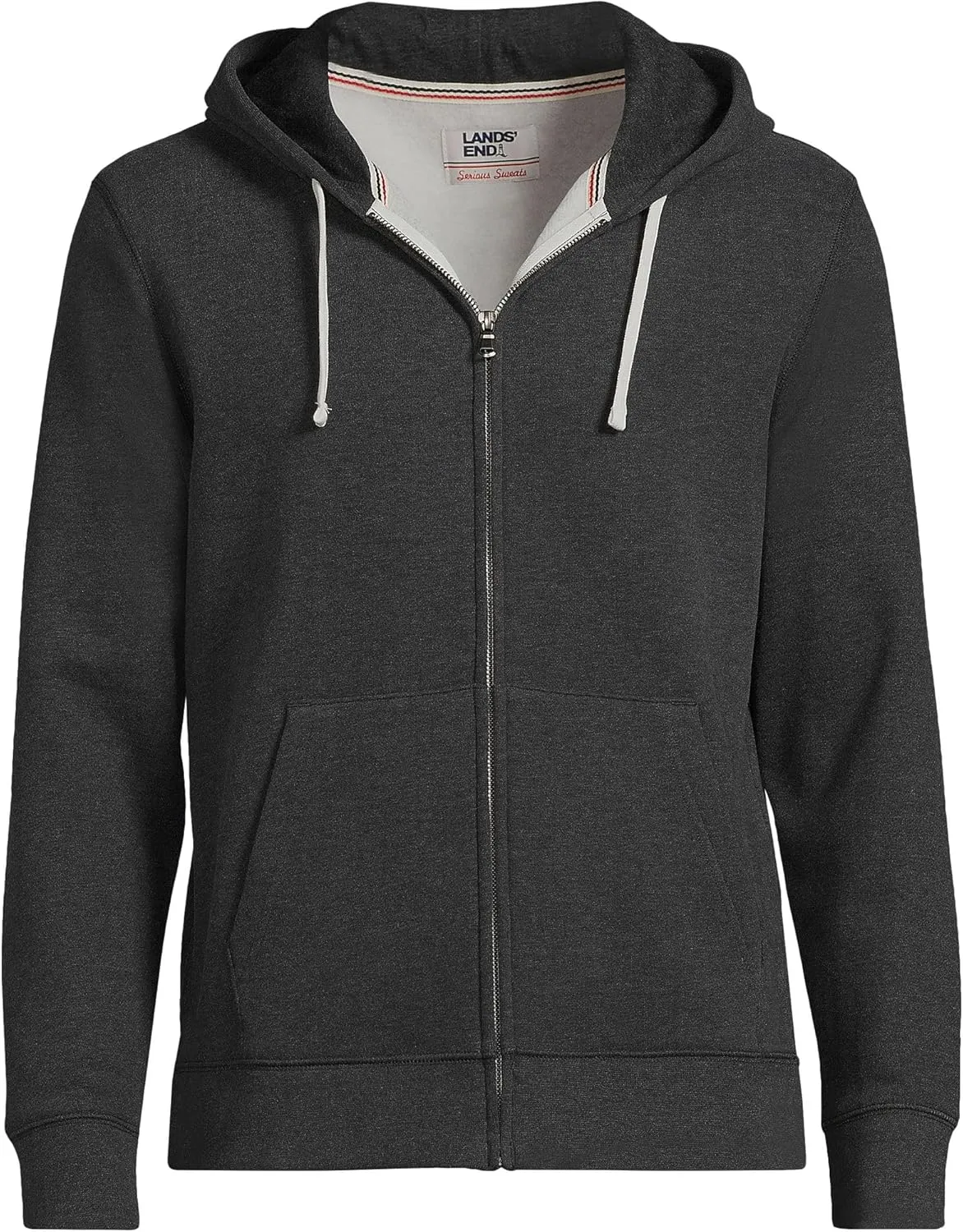Lands' End Men's Serious Sweats Full Zip Hoodie