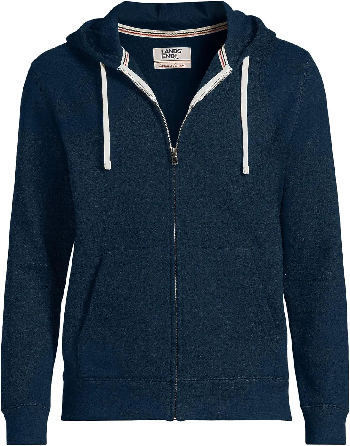 Lands' End Men's Serious Sweats Full Zip Hoodie