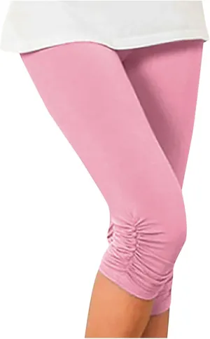 LCMTWX High Waisted Jeggings for Women and Calf Elastic Women's Cropped Pants Leggings Bodybuilding Pants Leggings Black