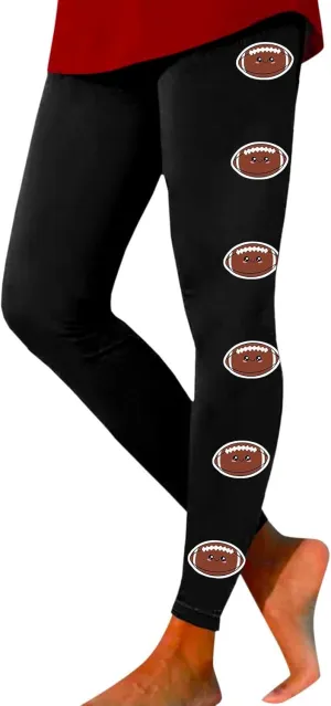 LCMTWX High Waisted Workout Leggings for Women Athletic Running Leggings Print Yoga Pants Leggings with Pockets for Women