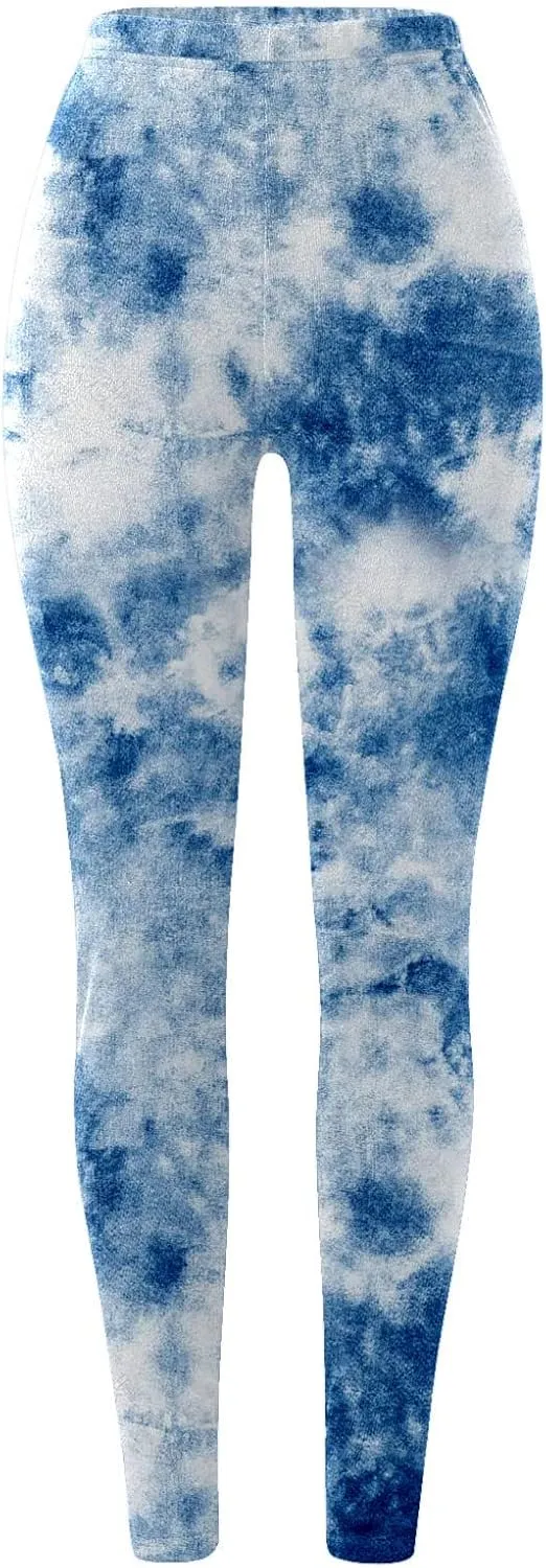 Leggings for Women Workout Pockets Womens Work Pants Patterned Workout Yoga Pants for Women