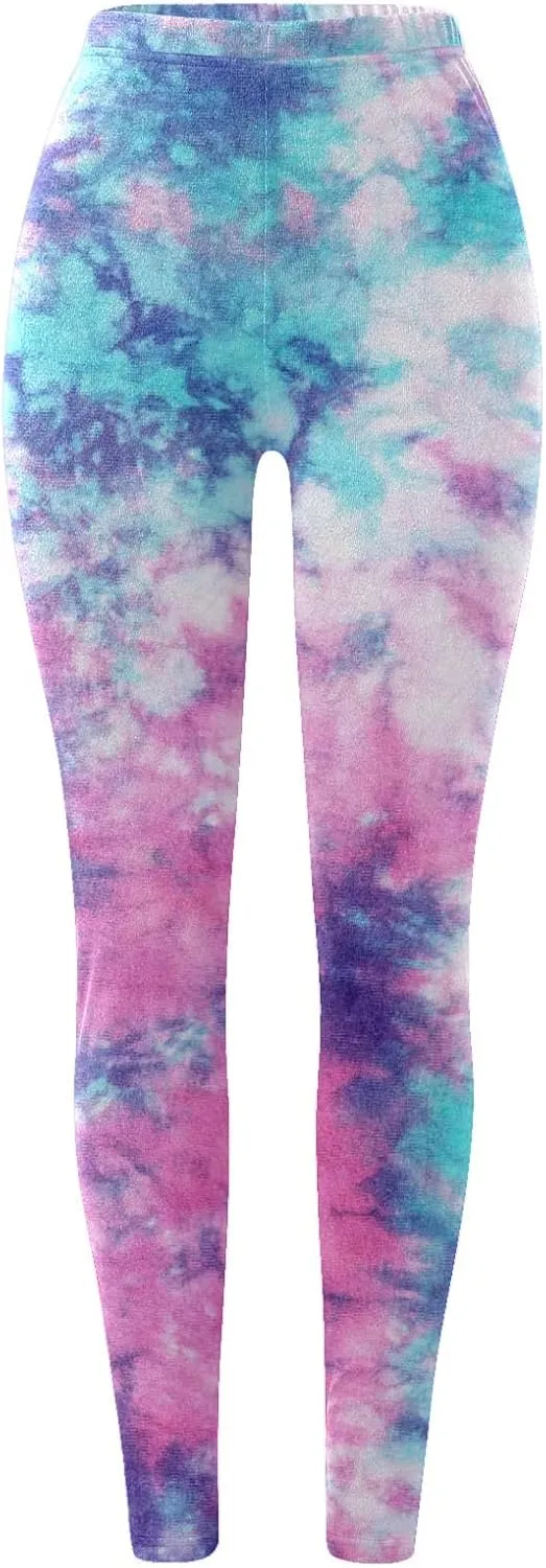 Leggings for Women Workout Pockets Womens Work Pants Patterned Workout Yoga Pants for Women