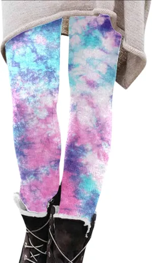 Leggings for Women Workout Pockets Womens Work Pants Patterned Workout Yoga Pants for Women