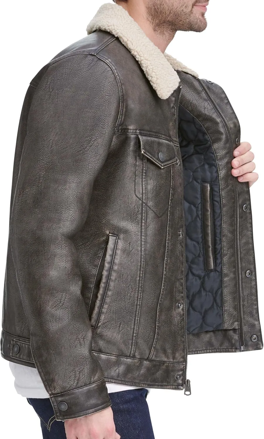 Levi's Men's Sherpa Lined Trucker Jacket