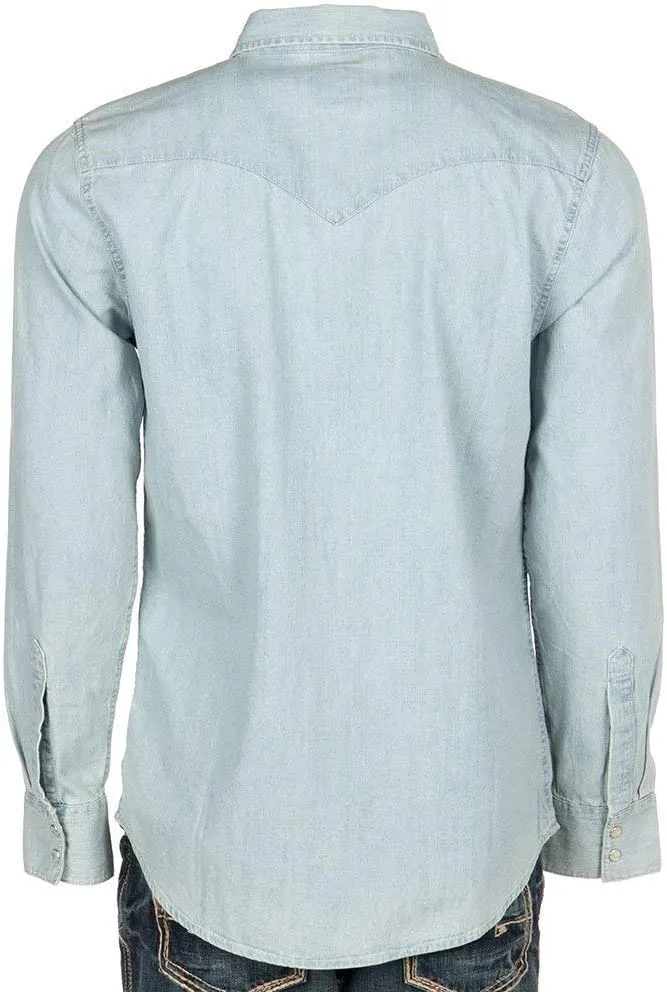 Levi's Men's Standard Barstow Denim Western Snap-Up Shirt