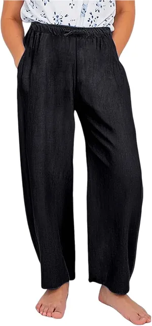 Linen Pants Kids 2025 High Waist Wide Leg Loose Lightweight Trousers Preppy Teens Flowy Causal Daily Active Pants