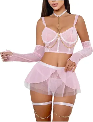 Lingerie for Women Lace Bralette And Panty Set Strappy Lace Lingerie Sexy Lingerie Lingerie for Women