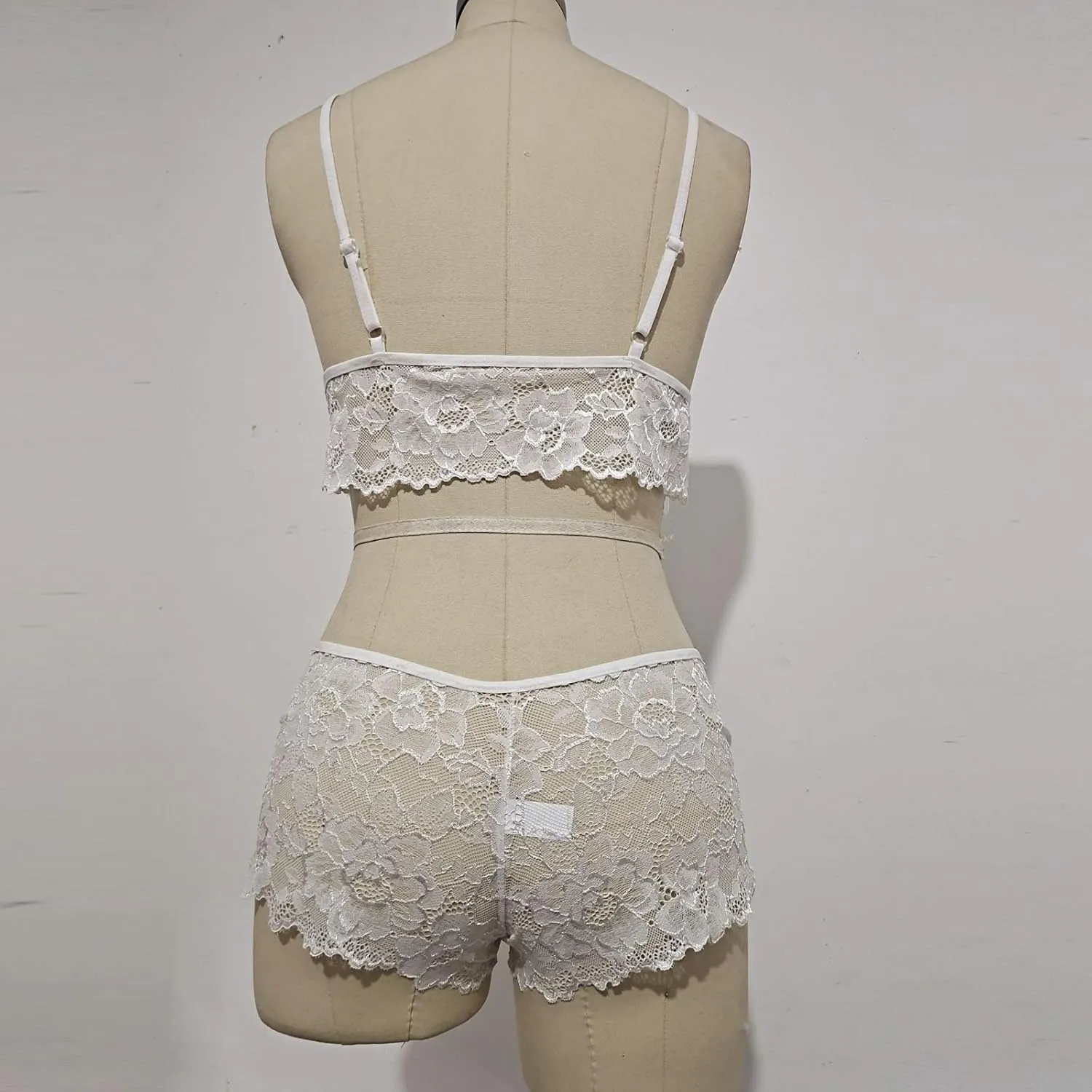 Lingerie Lace Size Piece Bralette Plus Lace Floral Women Two Underwear Bra Sets for Women Sexy