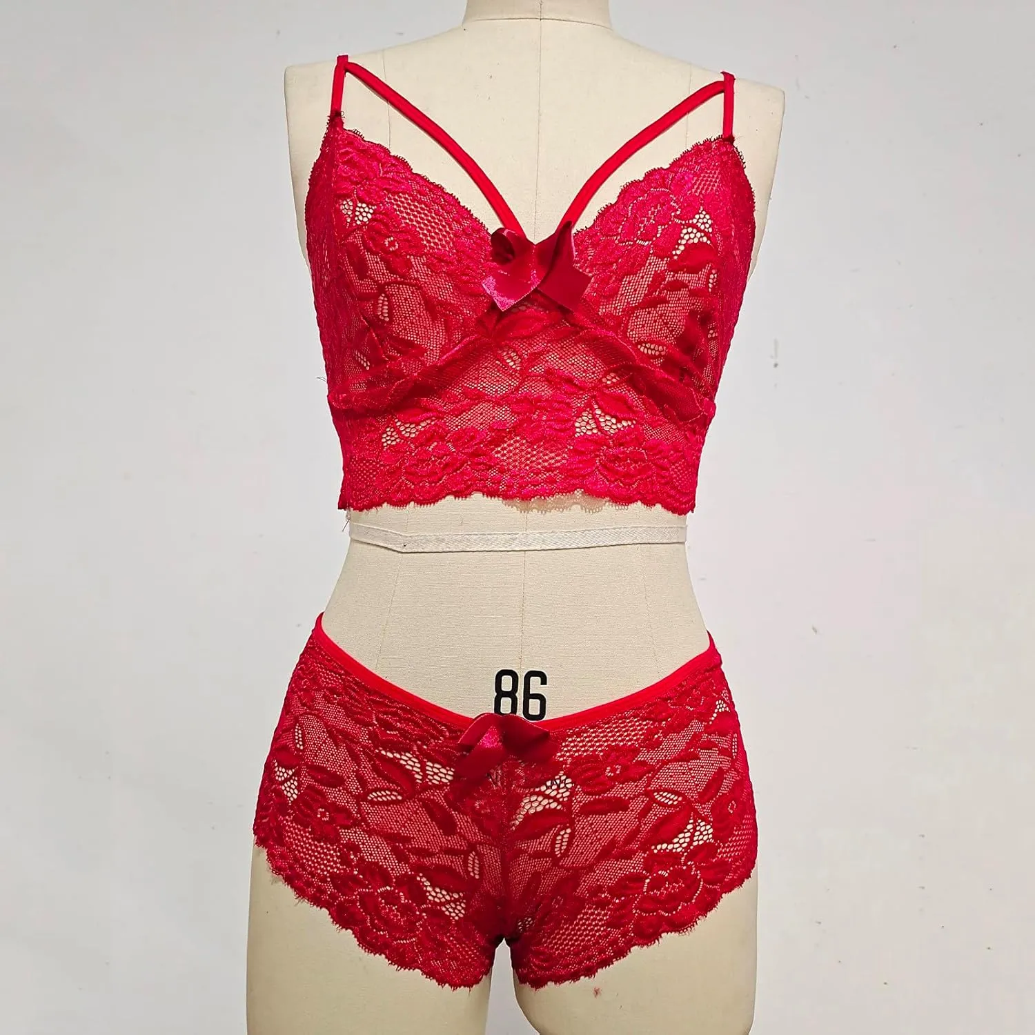 Lingerie Sets Bralette Plus Floral Piece Underwear Women Size Corset Lace Two Bra