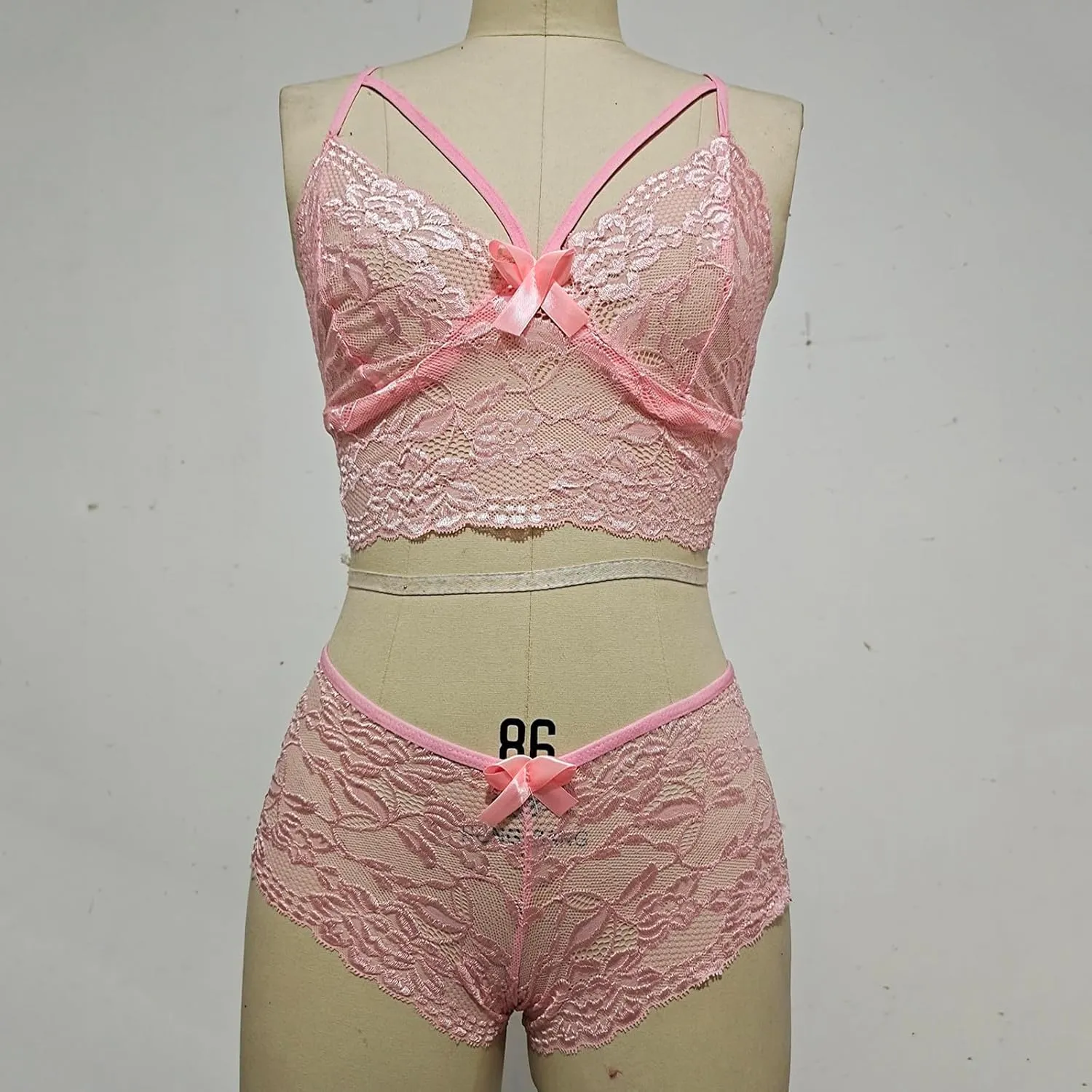 Lingerie Sets Bralette Plus Floral Piece Underwear Women Size Corset Lace Two Bra