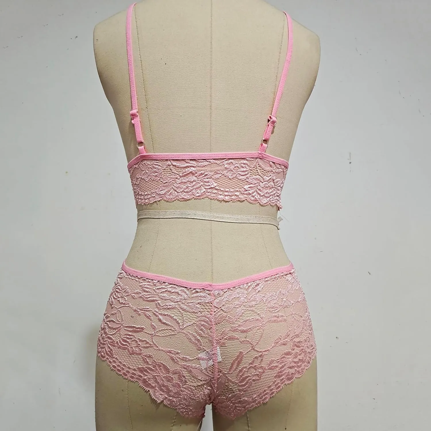 Lingerie Sets Bralette Plus Floral Piece Underwear Women Size Corset Lace Two Bra