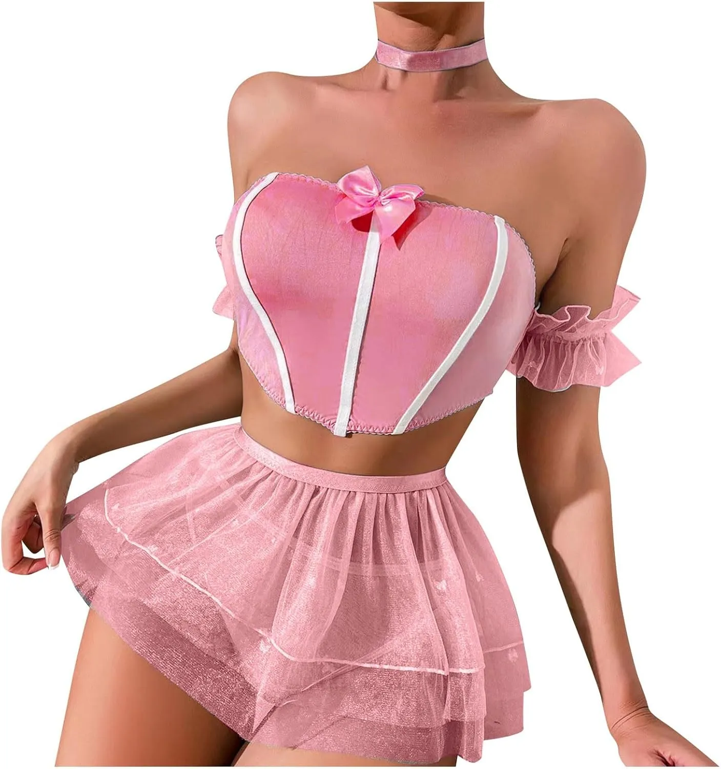 Lingerie Sets for Women Sexy Womens Set Lace Bralette and Panty Set Strappy Lace Underwear Plus Size