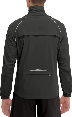 Little Donkey Andy Men's Quick-dry Running Jacket, Convertible UPF 50  Cycling Jacket Windbreaker with Removable Sleeves