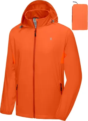 Little Donkey Andy Mens Sun Protection Breathable Jacket UPF 50 , Lightweight Summer Shirts Packable for Running Hiking