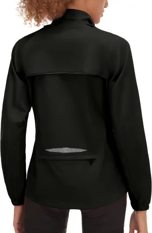 Little Donkey Andy Women's Lightweight Waterproof Cycling Jacket with Removable Sleeves for Biking Running Golf