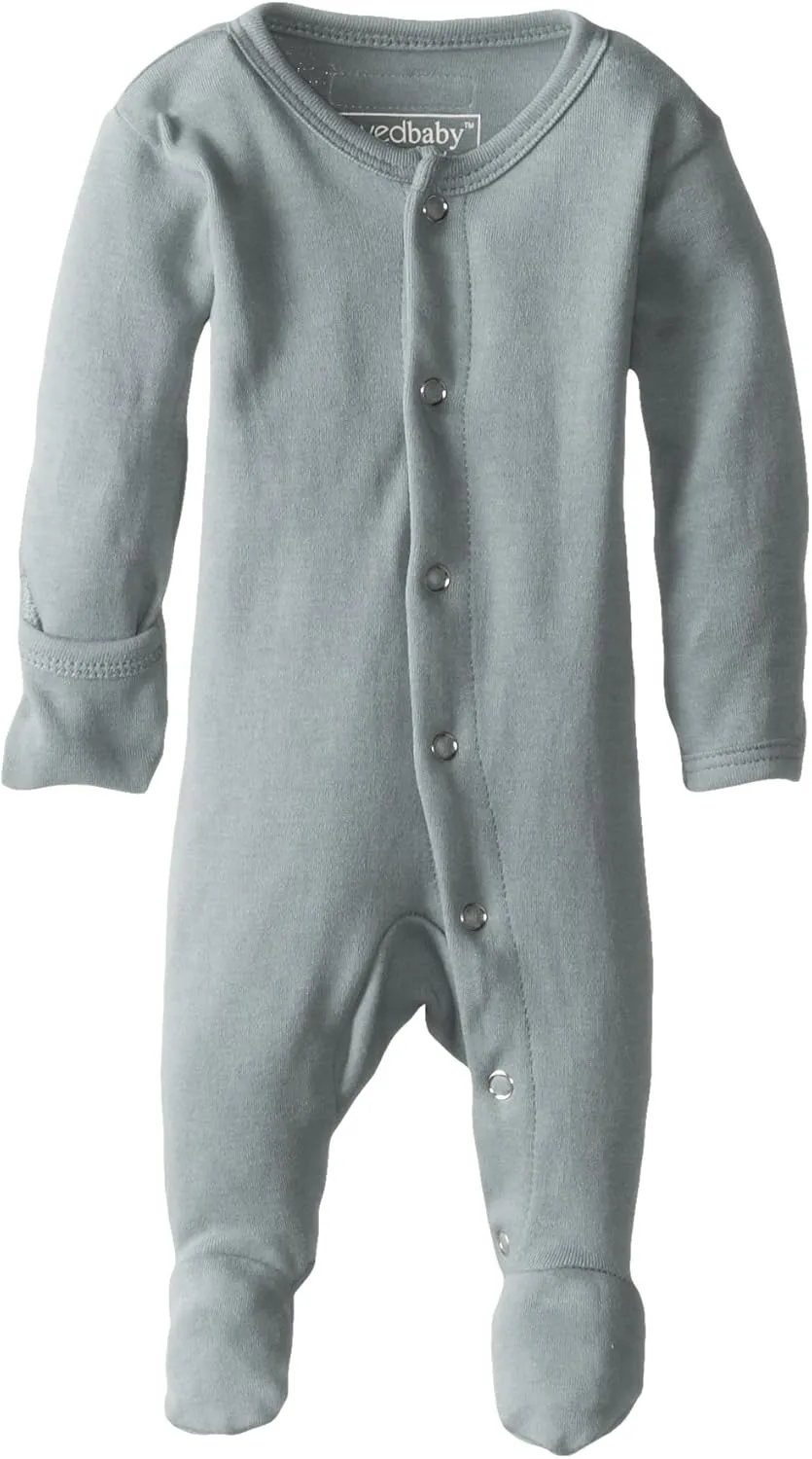 L'ovedbaby baby-girls Organic Baby Snap Footie