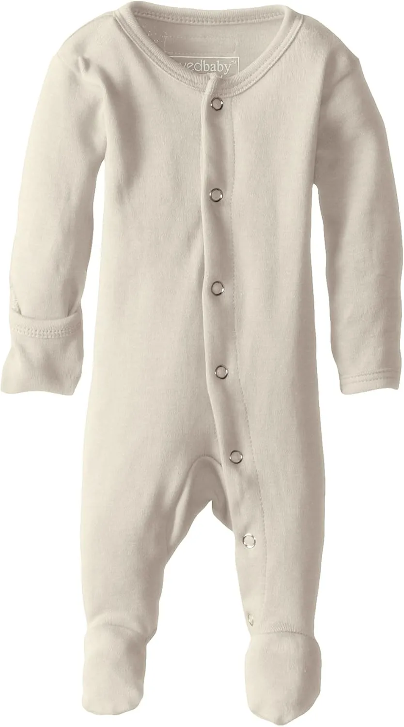 L'ovedbaby baby-girls Organic Baby Snap Footie
