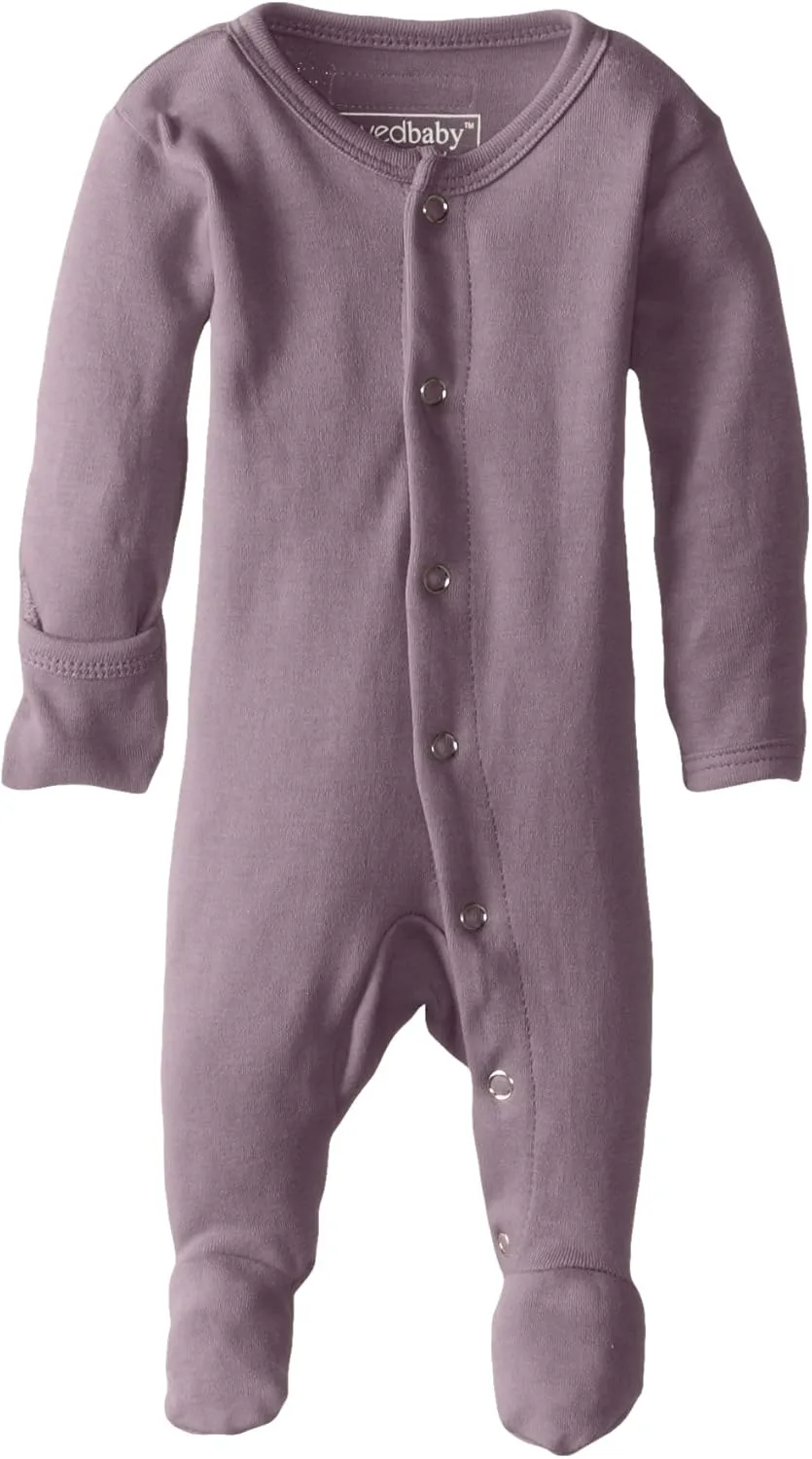 L'ovedbaby baby-girls Organic Baby Snap Footie