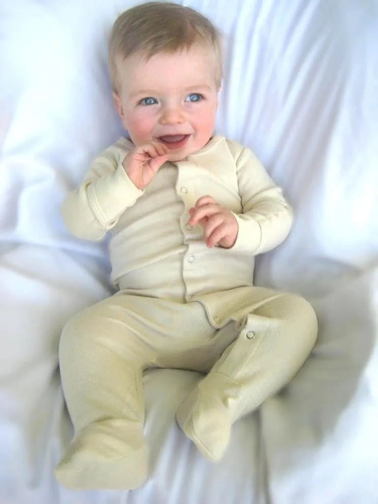 L'ovedbaby baby-girls Organic Baby Snap Footie
