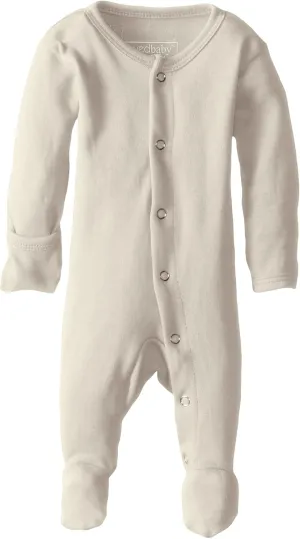L'ovedbaby baby-girls Organic Baby Snap Footie