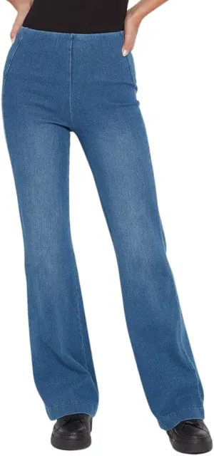 Lyss Denim Trouser  High Waisted Stretch Jeans for Women, Stretch Denim with an Elevated, Polished Look