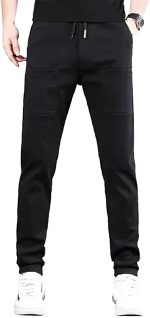 Manzera Mens Stretch Cargo Pants, Sirmale Mencomfy Multipants - High Stretch Multi-Pocket Durable Cargo Pants Men's