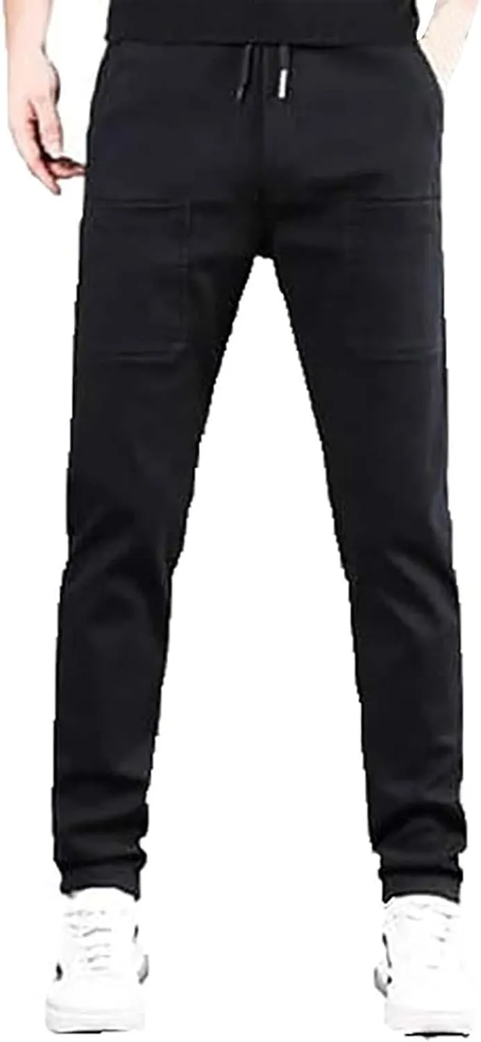 Manzera Stretch Cargo Pants Mencomfy MultiPants- High Stretch Durable Cargo Pants for Men - Comfort Meets Style