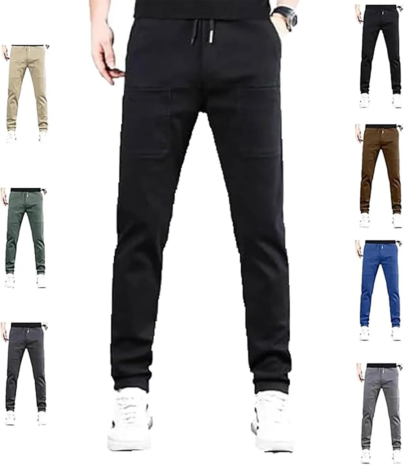 Manzera Stretch Cargo Pants Mencomfy MultiPants- High Stretch Durable Cargo Pants for Men - Comfort Meets Style