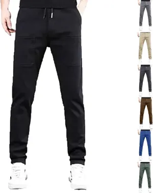 Manzera Stretch Cargo Pants Mencomfy MultiPants- High Stretch Durable Cargo Pants for Men - Comfort Meets Style