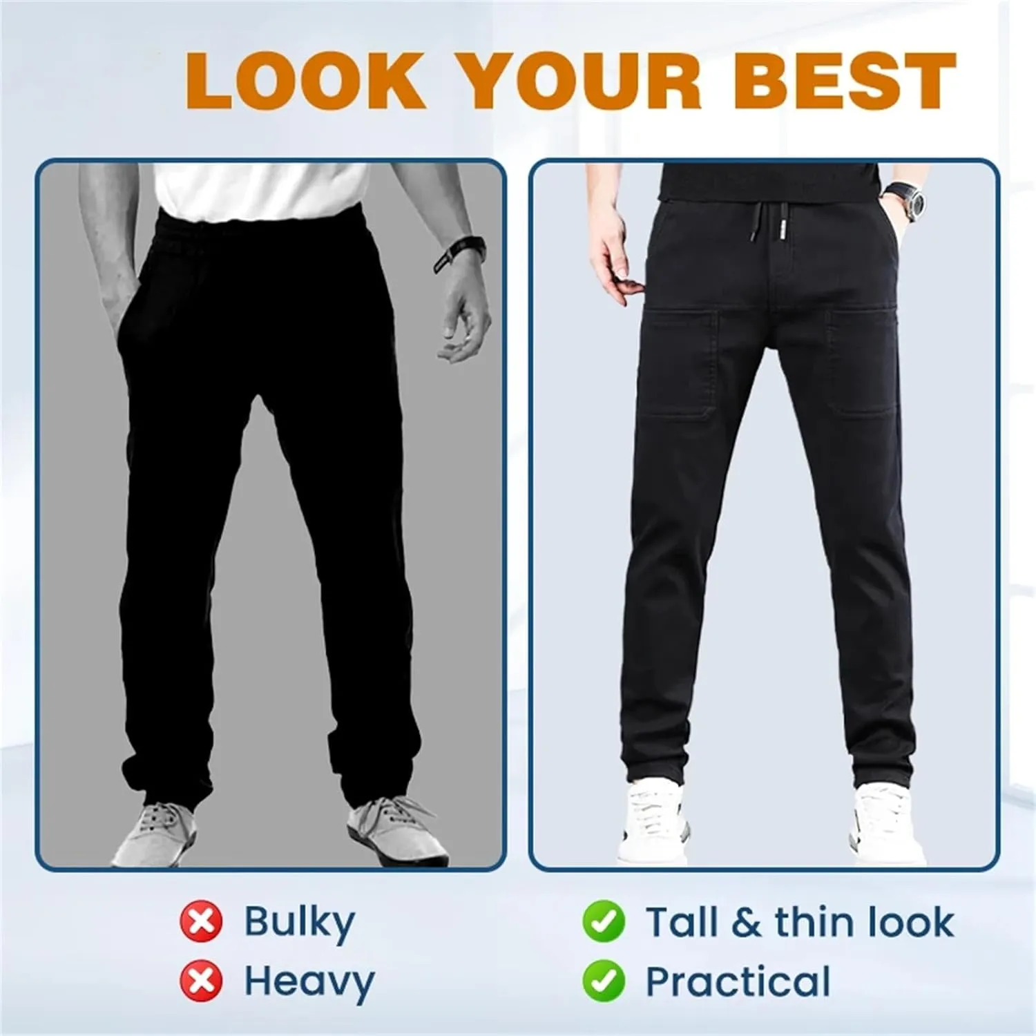 Manzera Stretch Cargo Pants, Multipants - High Stretch Multi-Pocket Cargo Pants,Hiking Pants for Men