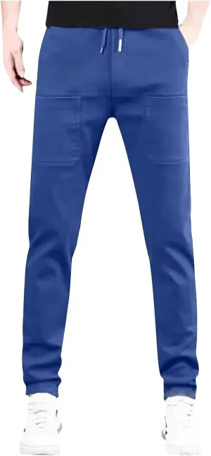 Mencomfy Cargo Pants Multipants - High Stretch Multi-Pocket Durable Cargo Pants Comfort Fit Stretch Cargo Pant