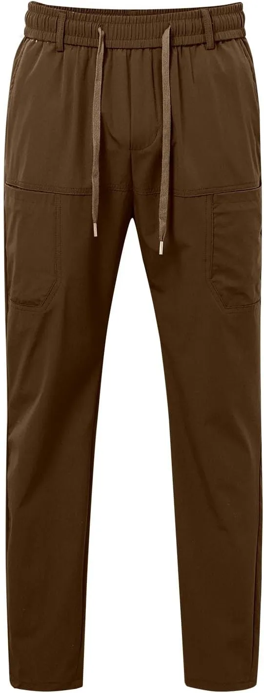Mencomfy Cargo Pants Multipants - High Stretch Multi-Pocket Durable Cargo Pants Comfort Fit Stretch Cargo Pant