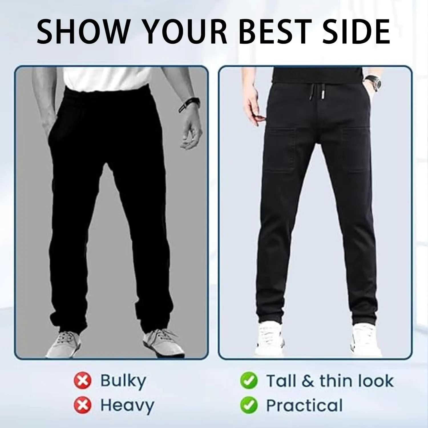 Mencomfy Cargo Pants, MultiPants - High Stretch Multi-Pocket Durable Cargo Pants, Manzera Stretch Carg o Pant