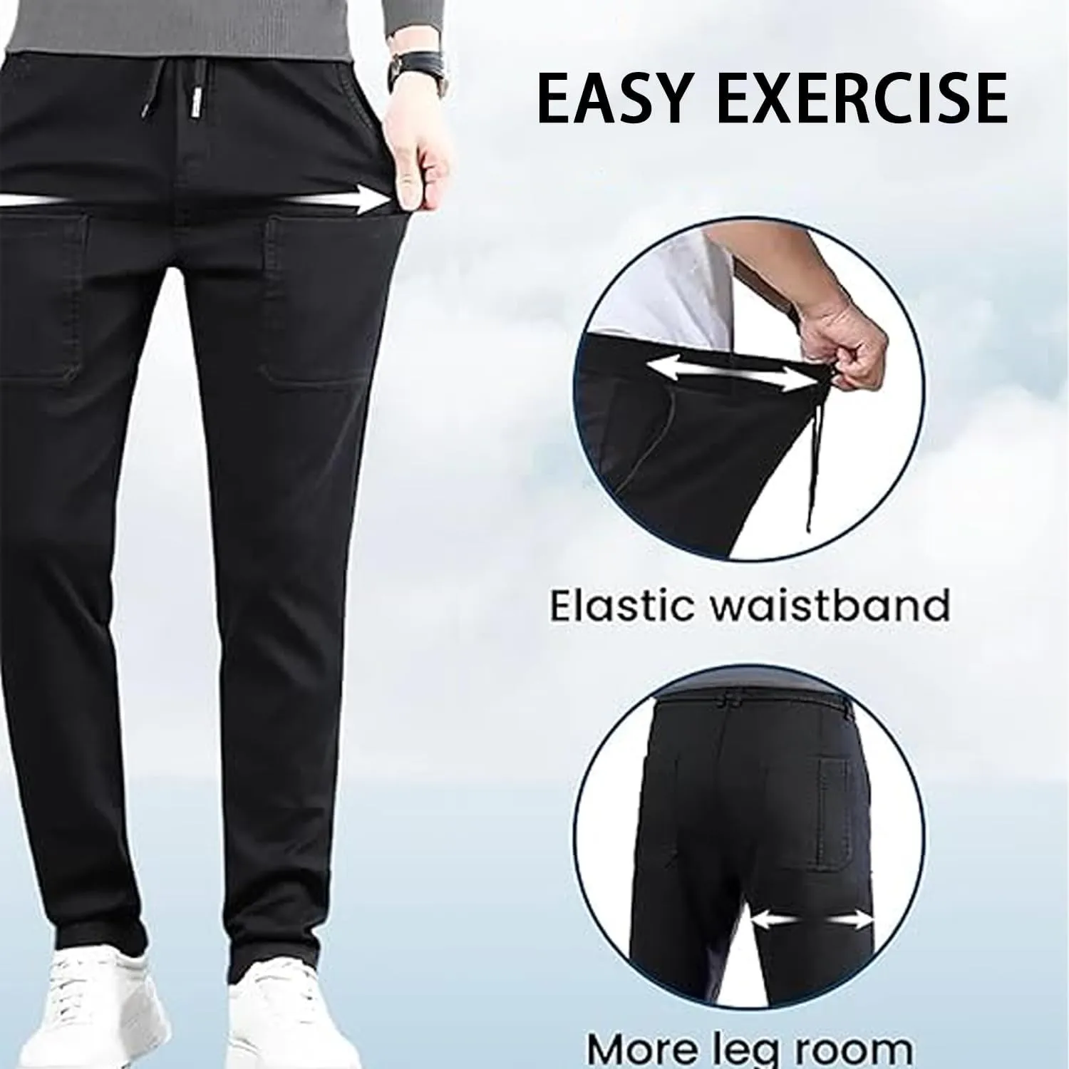 Mencomfy Cargo Pants, MultiPants - High Stretch Multi-Pocket Durable Cargo Pants, Manzera Stretch Carg o Pant