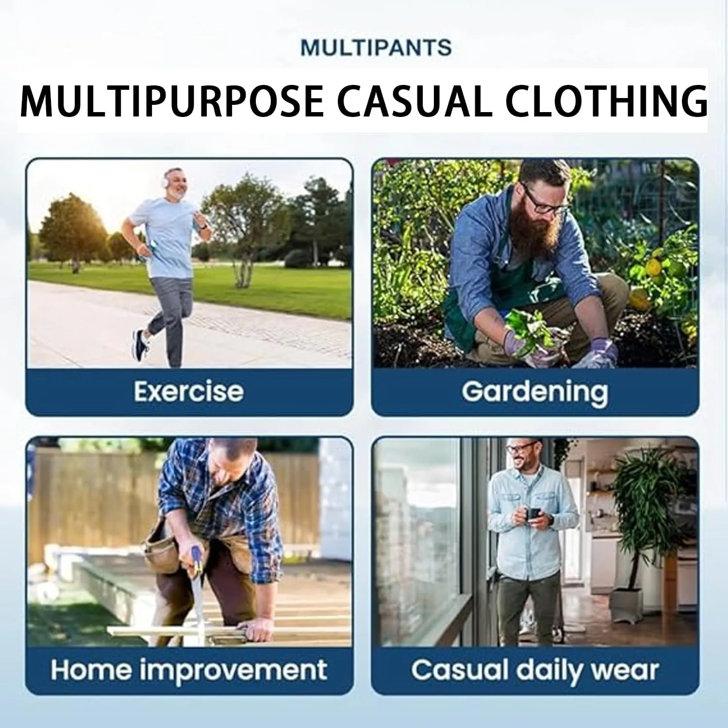 Mencomfy Cargo Pants, MultiPants - High Stretch Multi-Pocket Durable Cargo Pants, Manzera Stretch Carg o Pant