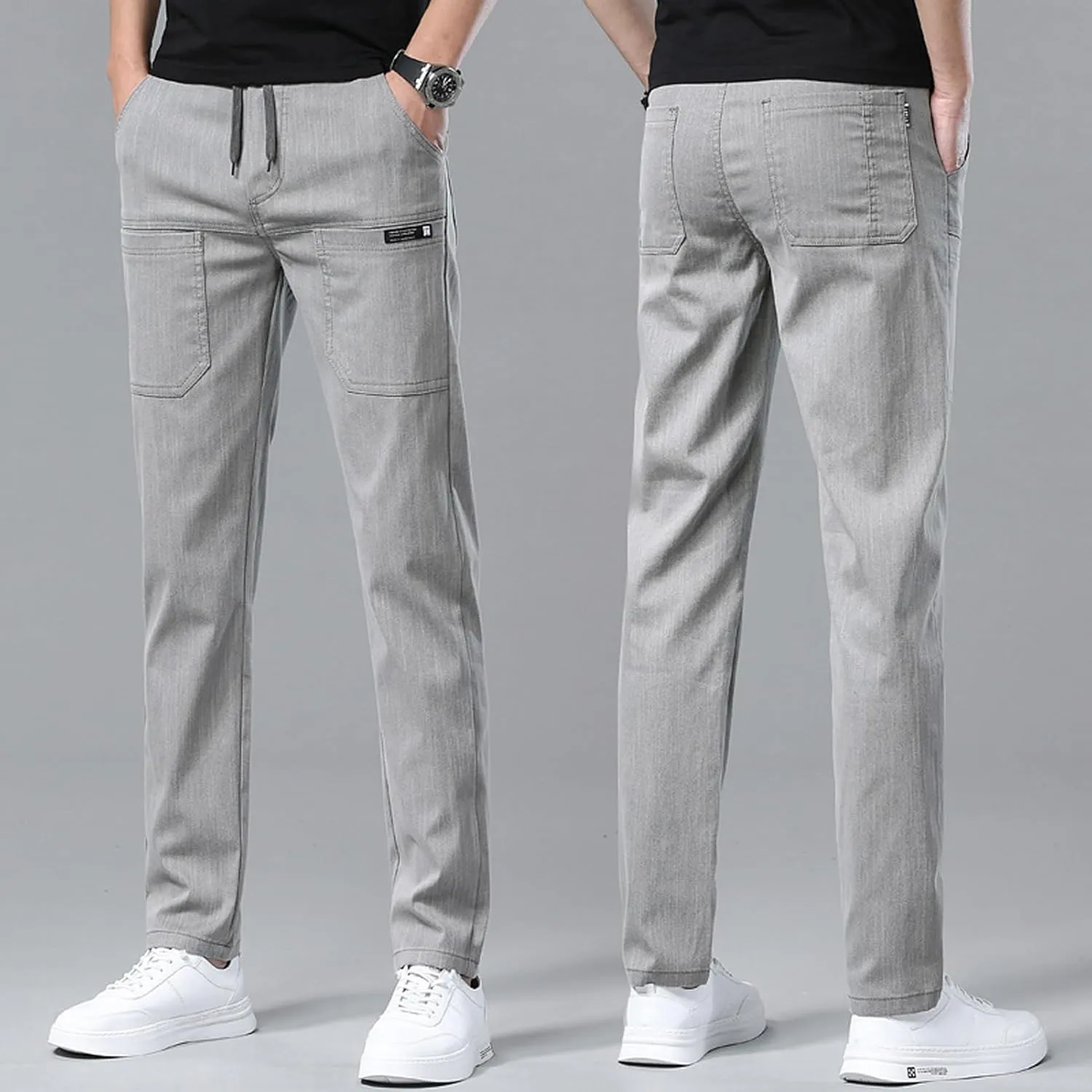 Mencomfy Cargo Pants, MultiPants - High Stretch Multi-Pocket Durable Cargo Pants, Silm Fit Stretch Pant for Men