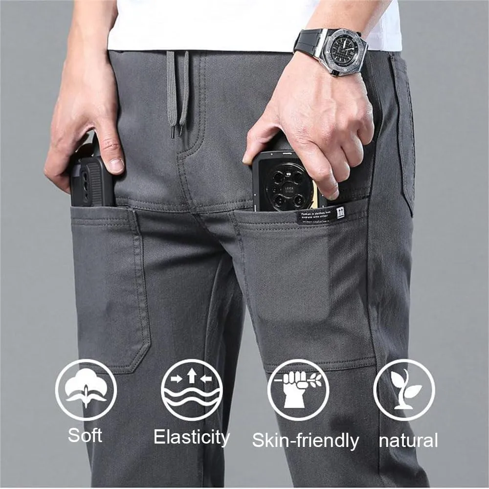 Mencomfy Multipants - High Stretch Multi-Pocket Durable Cargo Pants for Men, Manzera Stretch Cargo Pants
