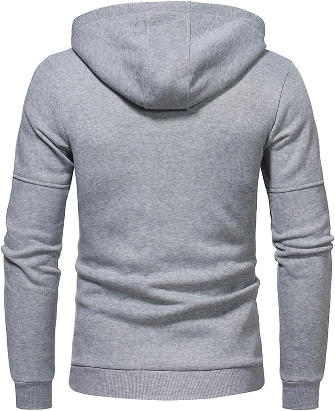 Mens Cardigan Sweaters Jacket Loose Fit Midweight Thermal Lined Full Zip Sweatshirts Slim Fit Hooded Jackets
