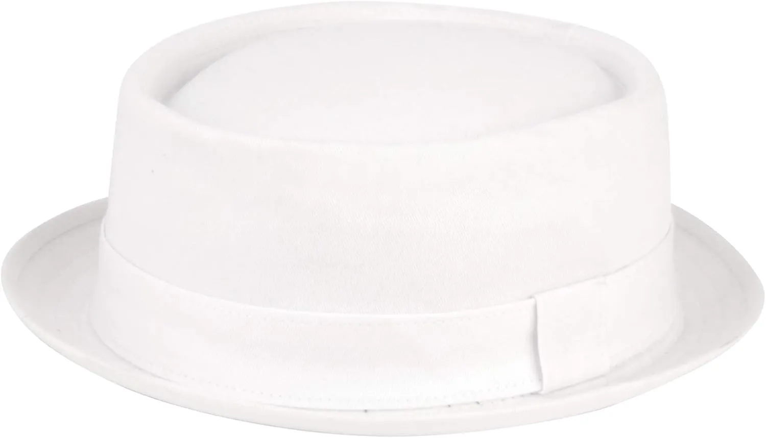 Men's Everyday Cotton All Season Porkpie Boater Derby Fedora Sun Hat