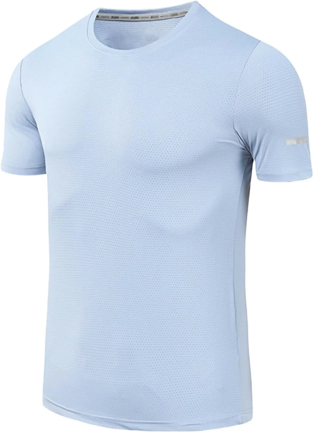Men's Short Sleeve UPF 50  T-Shirt Sun Protection Quick Dry Rash Guard Swim Shirts Athletic Running Workout Top Tee