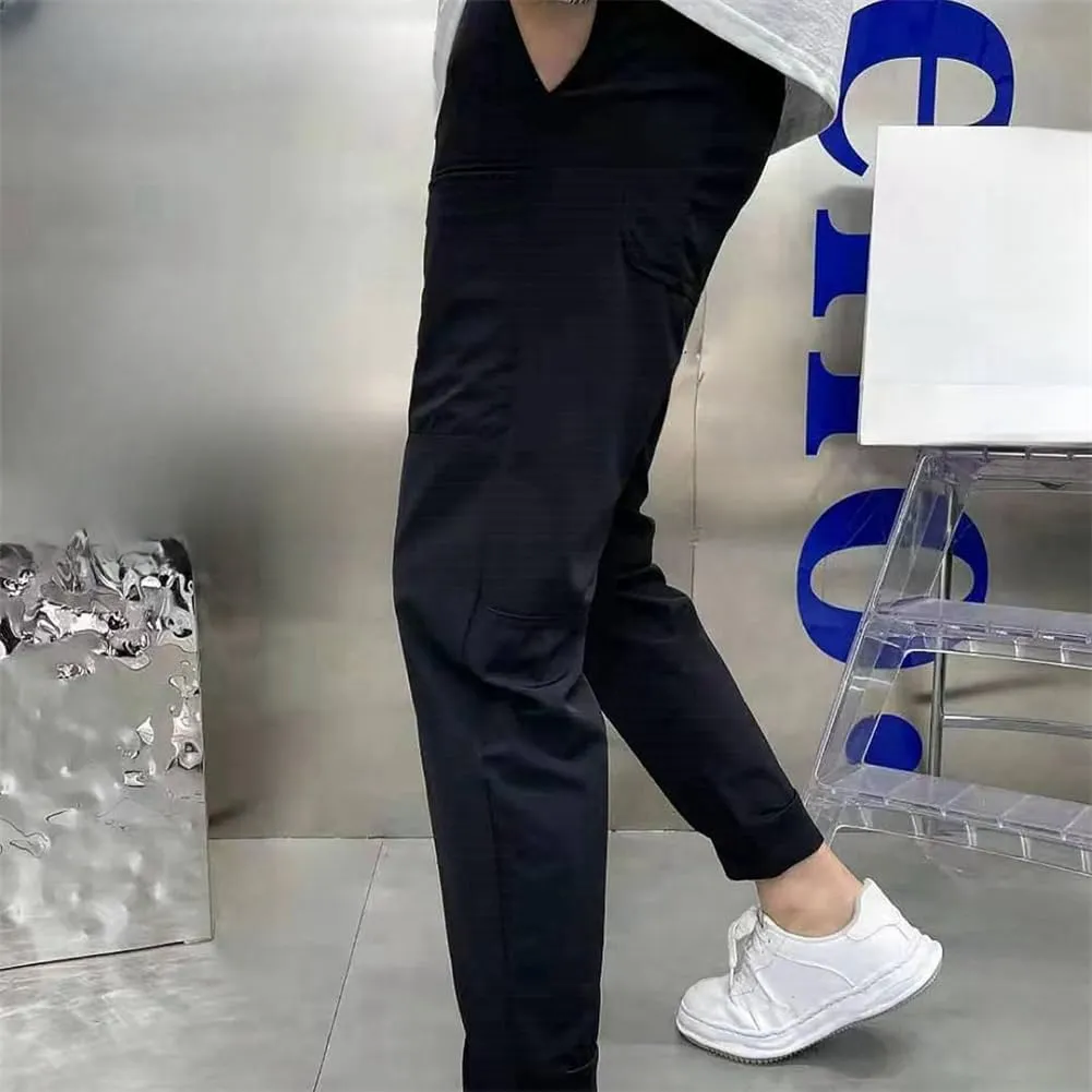 MultiPants-High Stretch Multi-Pocket Durable Cargo Pants, Men's Relaxed Fit Stretch Cargo Pant Comfy Lightweight Pants