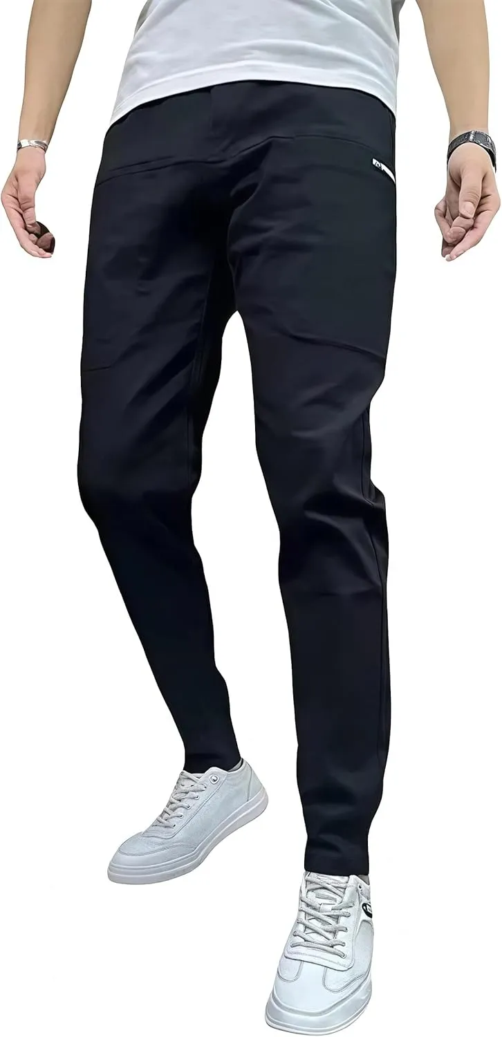 MultiPants-High Stretch Multi-Pocket Durable Cargo Pants, Men's Relaxed Fit Stretch Cargo Pant Comfy Lightweight Pants