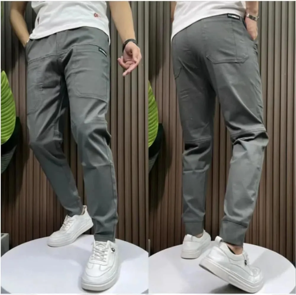 MultiPants-High Stretch Multi-Pocket Durable Cargo Pants, Men's Relaxed Fit Stretch Cargo Pant Comfy Lightweight Pants