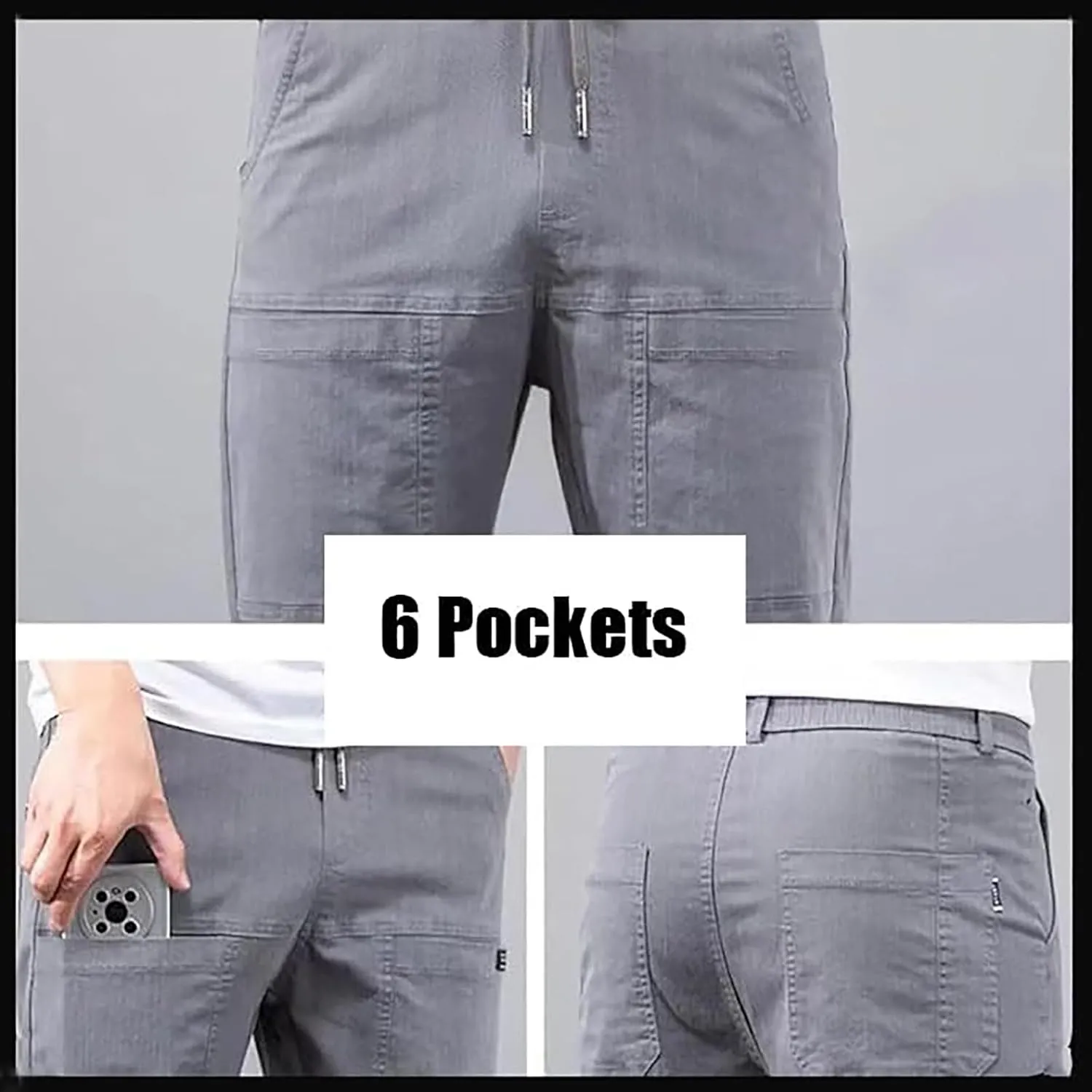 Multipants Luxury Pants, Multipants - High Stretch Multi-Pocket Durable Cargo Pants, Comfort Fit Stretch Cargo Pant