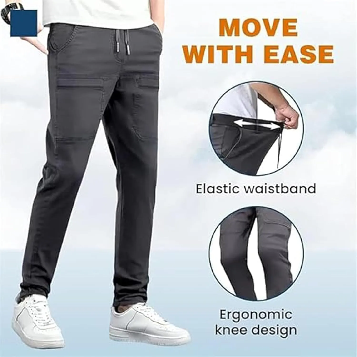 Multipants Luxury Pants, Multipants - High Stretch Multi-Pocket Durable Cargo Pants, Comfy Cargo Stretch Pant for Men,