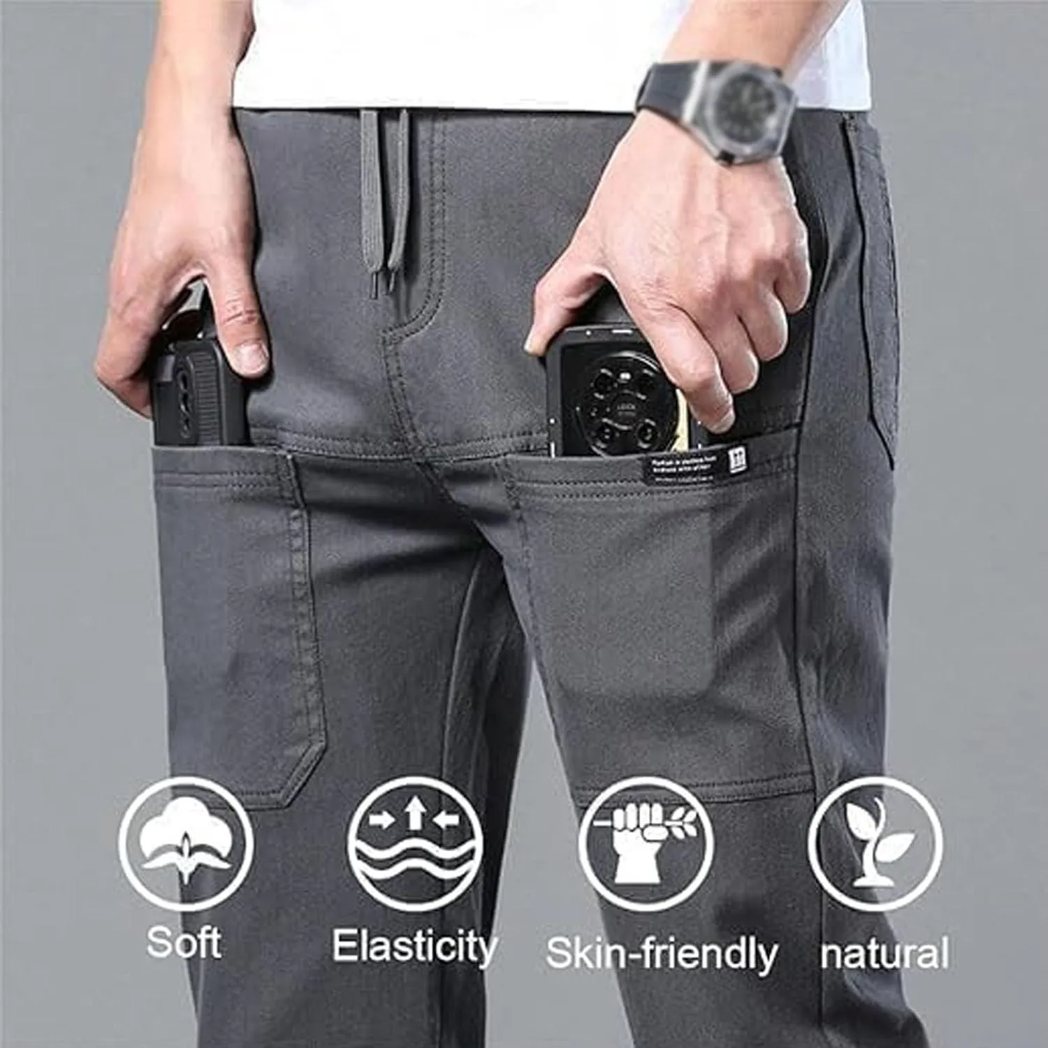 Multipants Luxury Pants,Multipants – High Stretch Multi-Pocket Durable Cargo Pant,Mencomfy Cargo Pants Stretch