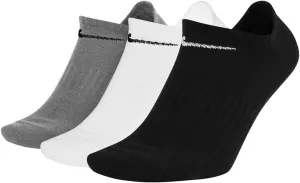 Nike Unisex Everyday Cushion No Show Sock, 3 Pair, Multi-Color, Small
