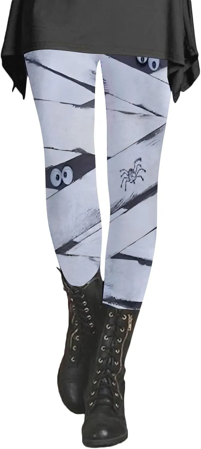 No Seam Leggings for Women Colorful Patterned Tights Pack Valentines Day Workout Leggings