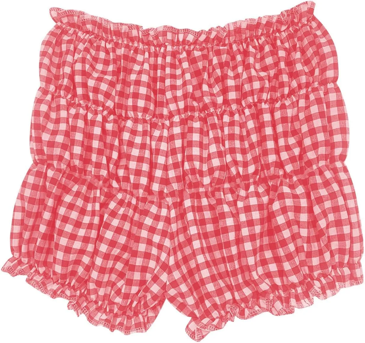 Pink Plaid Skirt for Women Mini Shorts Low Rise Checkered Bloomer Shorts Y2k Mini Ruffle Shorts Gingham Boxer