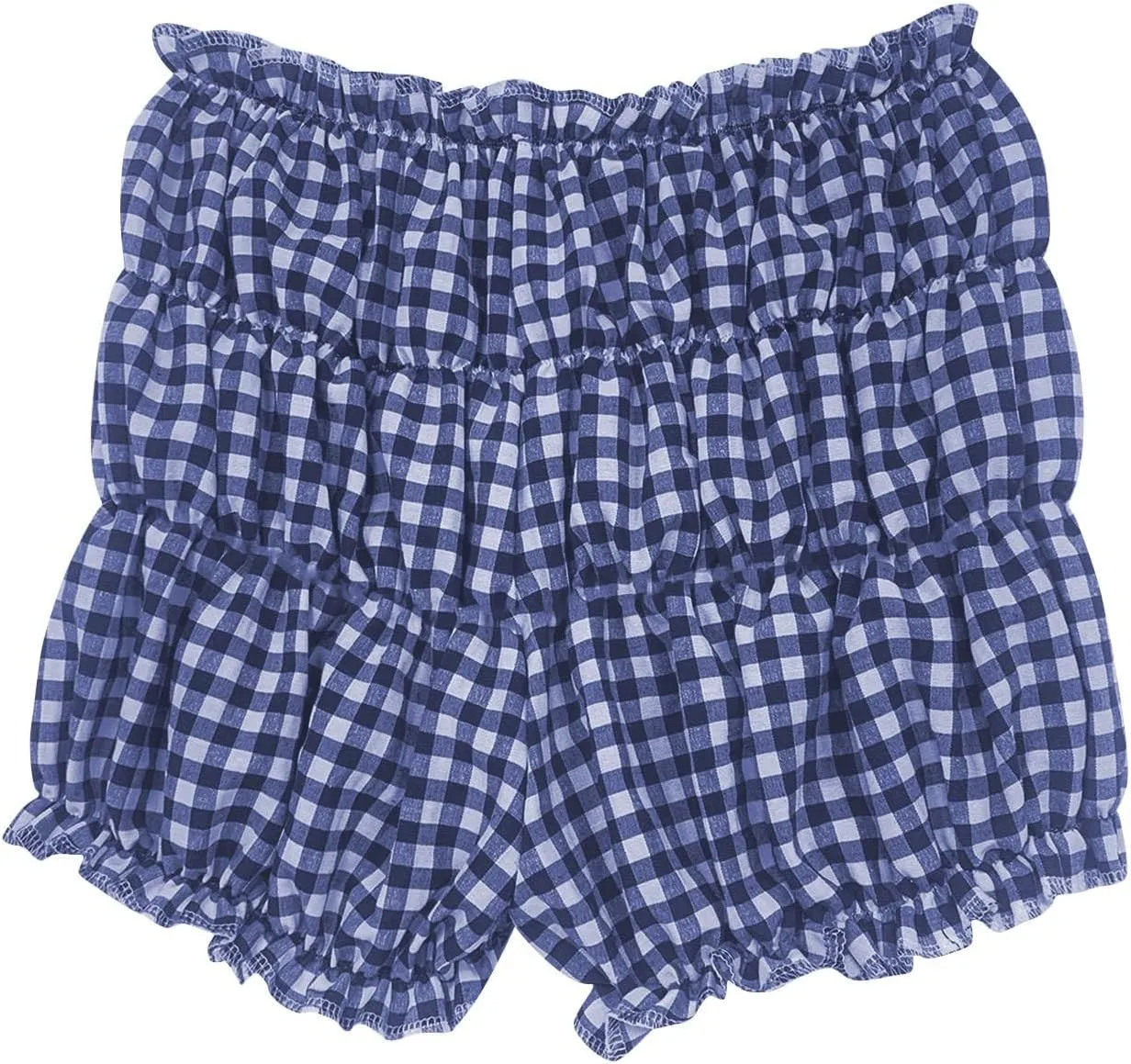 Pink Plaid Skirt for Women Mini Shorts Low Rise Checkered Bloomer Shorts Y2k Mini Ruffle Shorts Gingham Boxer